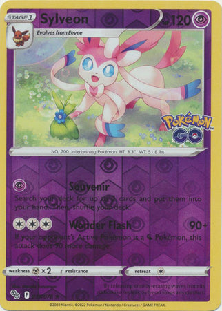 Pokémon GO - 035/078 - Sylveon - Reverse Holo