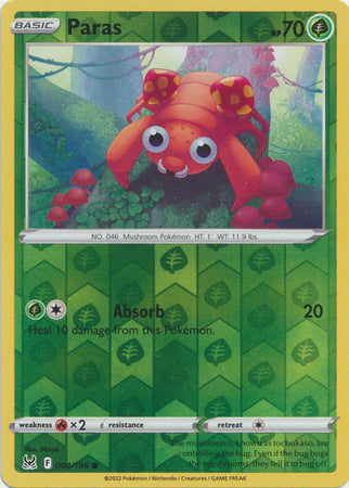 Lost Origin - 004/196 - Paras - Reverse Holo