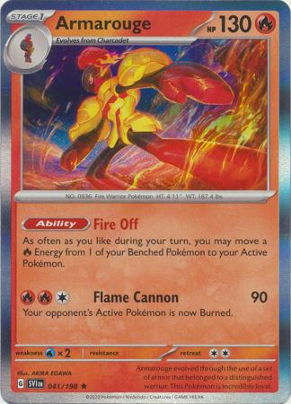 Scarlet &amp; Violet - 041/198 - Armarouge - Holo