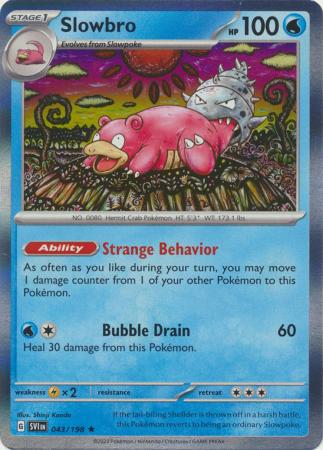 Scarlet &amp; Violet - 043/198 - Slowbro - Holo