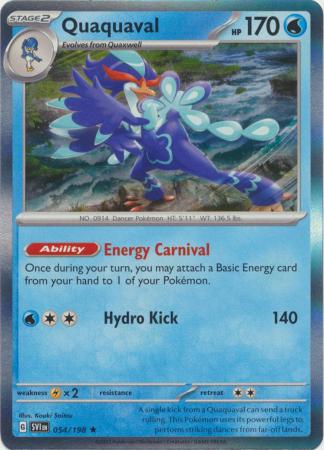 Scarlet &amp; Violet - 054/198 - Quaquaval - Holo