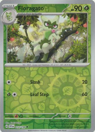Scarlet &amp; Violet - 014/198 - Floragato - Reverse Holo