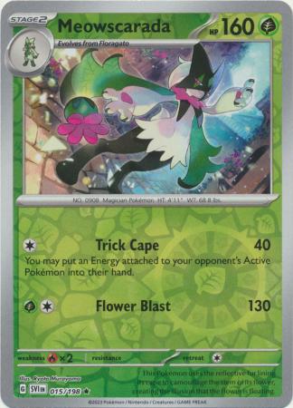 Scarlet &amp; Violet - 015/198 - Meowscarada - Reverse Holo