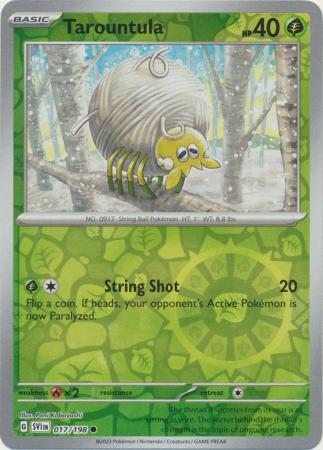 Scarlet &amp; Violet - 017/198 - Tarountula - Reverse Holo