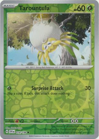 Scarlet &amp; Violet - 018/198 - Tarountula - Reverse Holo
