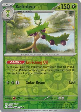 Scarlet &amp; Violet - 023/198 - Arboliva - Reverse Holo