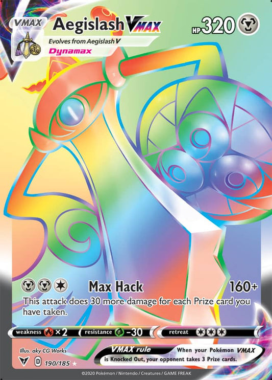 Vivid Voltage - 190/185 - Aegislash VMAX