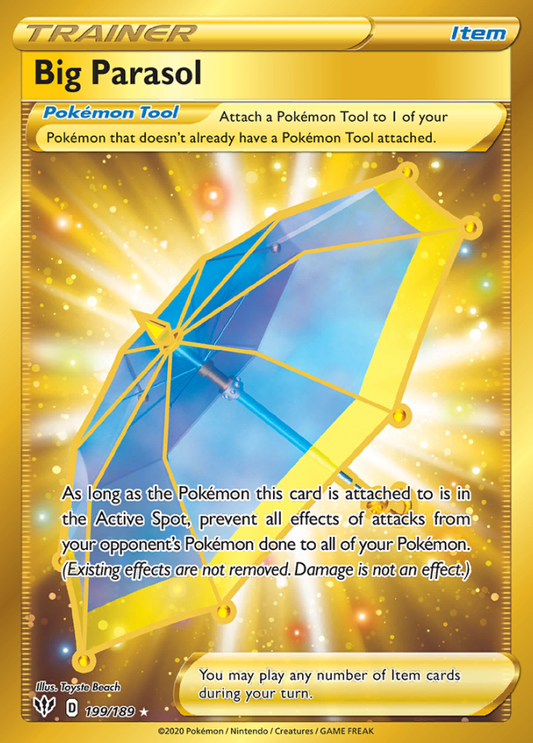 Darkness Ablaze - 199/189 - Big Parasol (Gold)