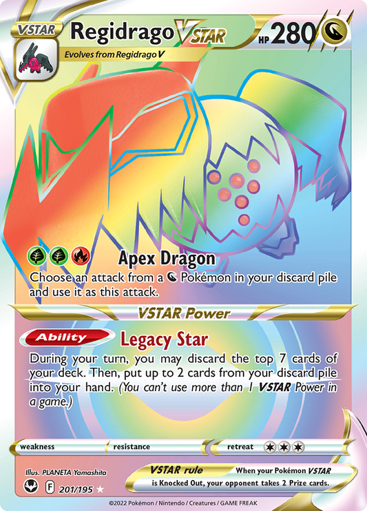 Silver Tempest - 201/195 - Regidrago VSTAR