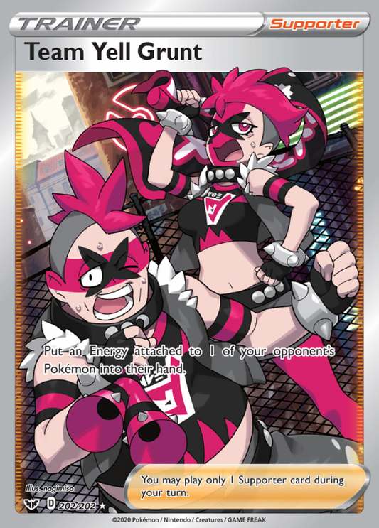 Sword &amp; Shield - 202/202 - Team Yell Grunt