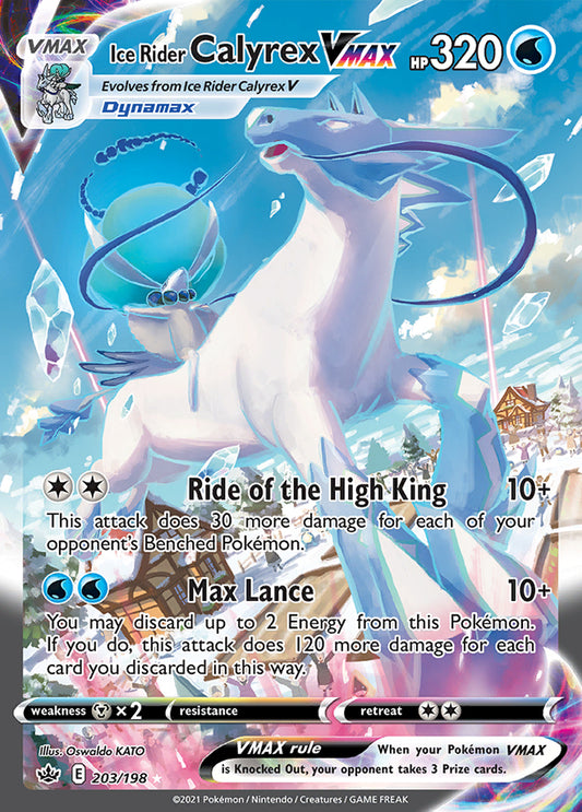 Chilling Reign - 203/198 - Ice Rider Calyrex VMAX