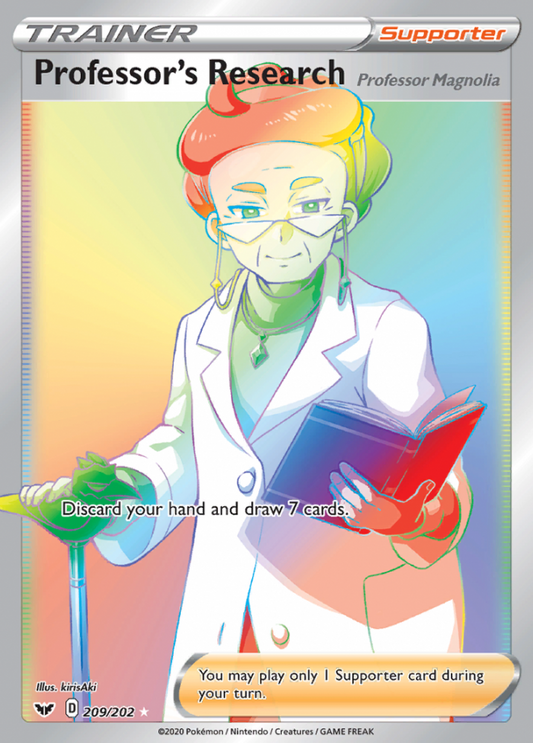 Sword &amp; Shield - 209/202 - Professor's Research (Professor Magnolia)