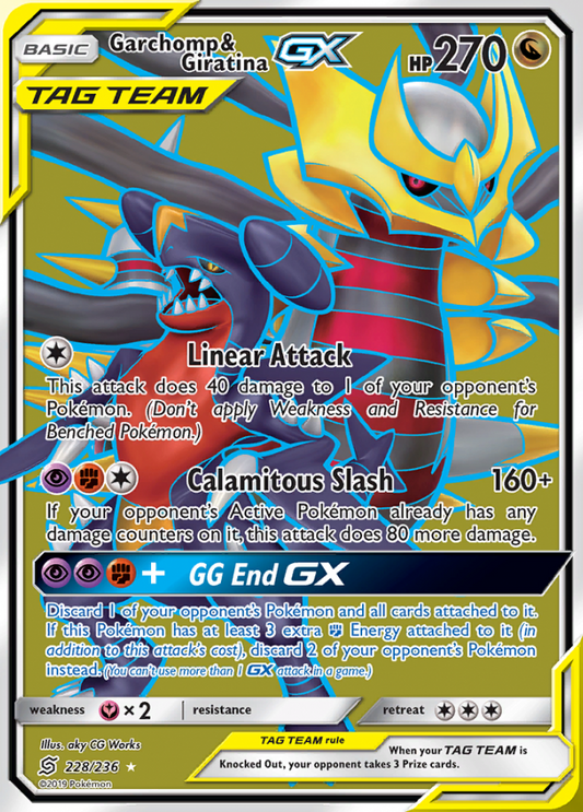 Unified Minds - 228/236 - Garchomp &amp; Giratina GX (Tag Team)