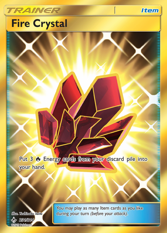 Unbroken Bonds - 231/214 - Fire Crystal (Gold)