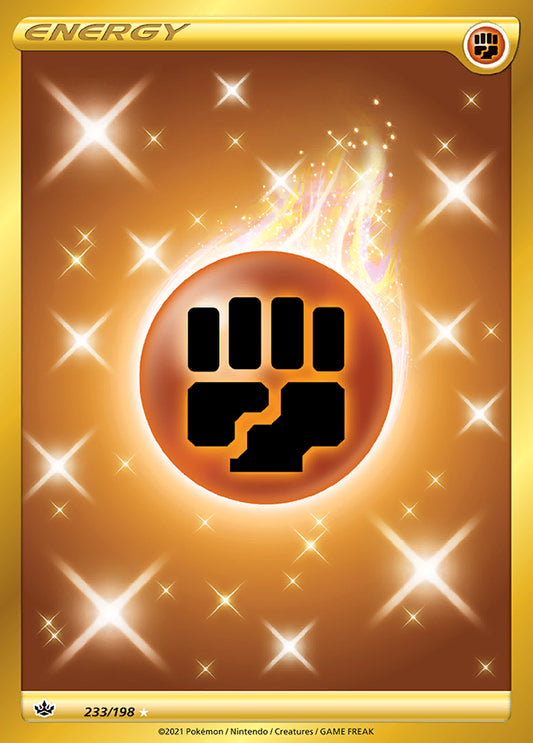 Chilling Reign - 233/198 - Fighting Energy (Gold)