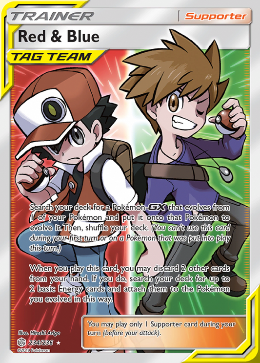 Cosmic Eclipse - 234/236 - Red &amp; Blue (Tag Team)