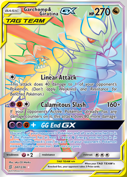 Unified Minds - 247/236 - Garchomp &amp; Giratina GX (Tag Team)
