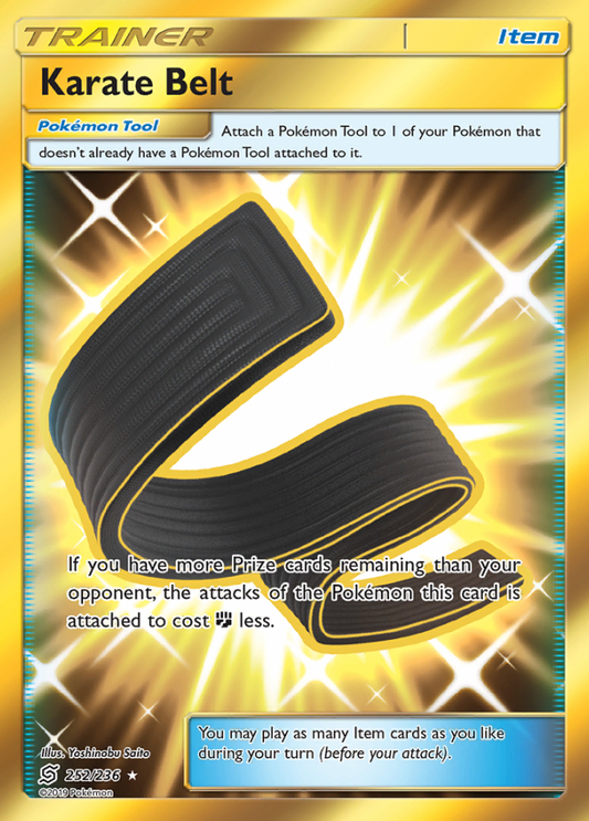 Unified Minds - 252/236 - Karate Belt (Gold)