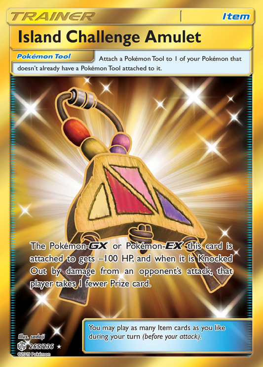 Cosmic Eclipse - 265/236 - Island Challenge Amulet (Gold)