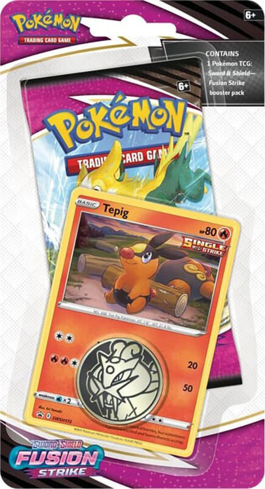 Fusion Stike Checklane Blister - Tepig