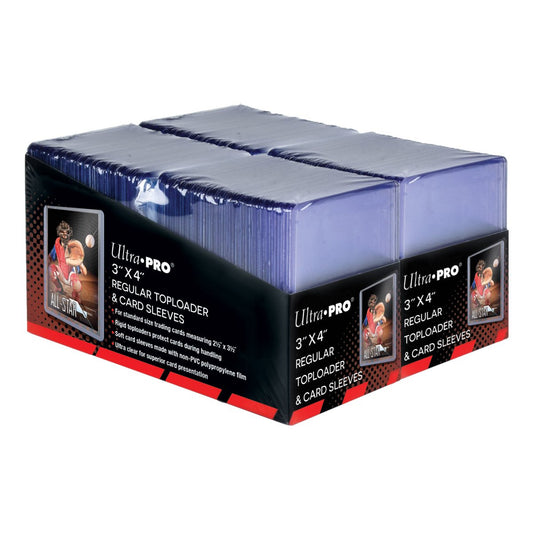 Ultra PRO 3" x 4" Clear Regular Toploaders &amp; Card Sleeves (200 pieces)