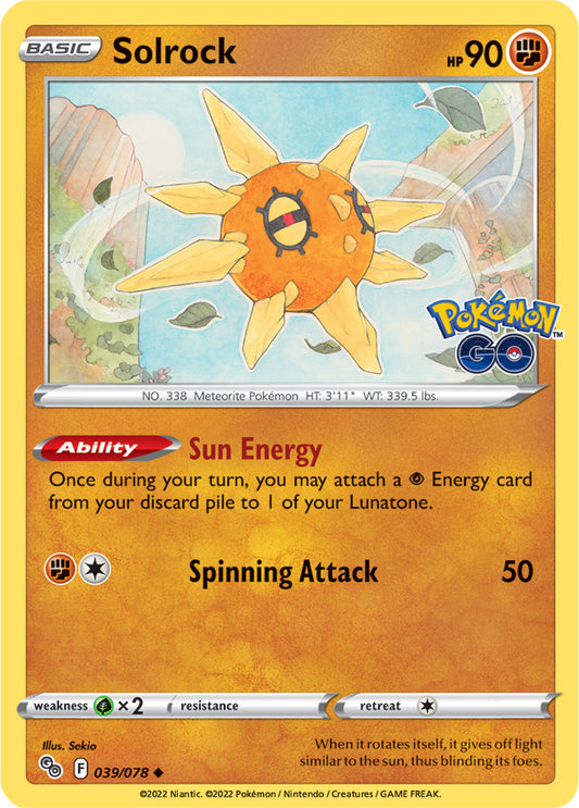 Pokémon GO - 039/078 - Solrock