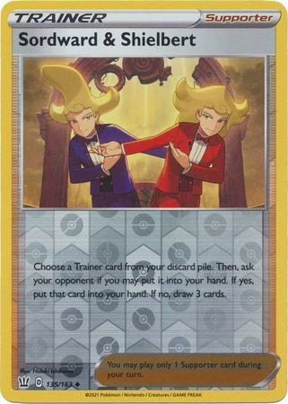 Battle Styles - 135/163 - Sordward &amp; Shielbert - Reverse Holo