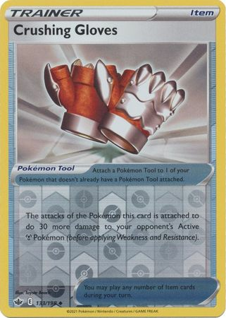 Chilling Reign - 133/198 - Crushing Gloves - Reverse Holo