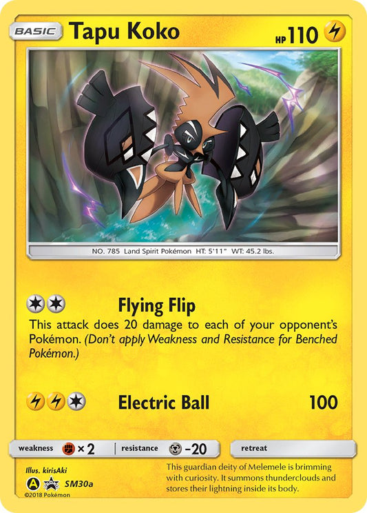 Black Star Promos - SM30a - Tapu Koko