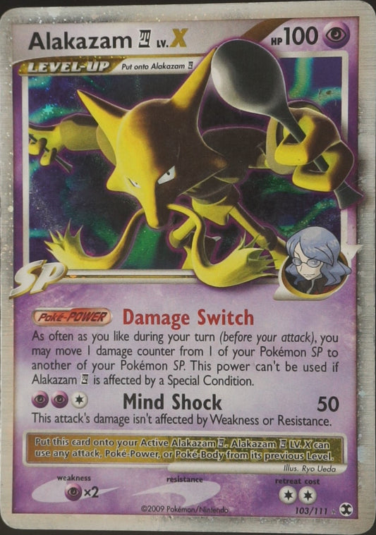 Rising Rivals - 103/111 - Alakazam Lv. X (Excellent)