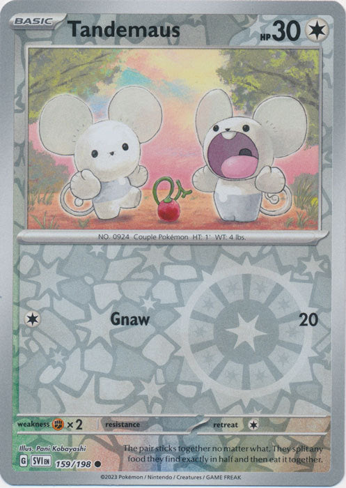 Scarlet &amp; Violet - 159/198 - Tandemaus - Reverse Holo