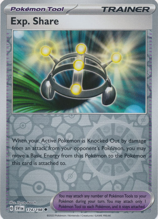 Scarlet &amp; Violet - 174/198 - Exp. Share - Reverse Holo