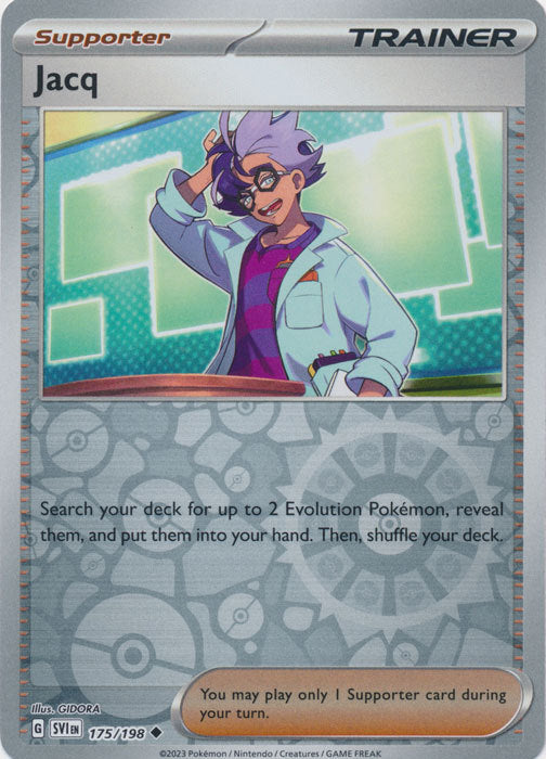 Scarlet &amp; Violet - 175/198 - Jacq - Reverse Holo