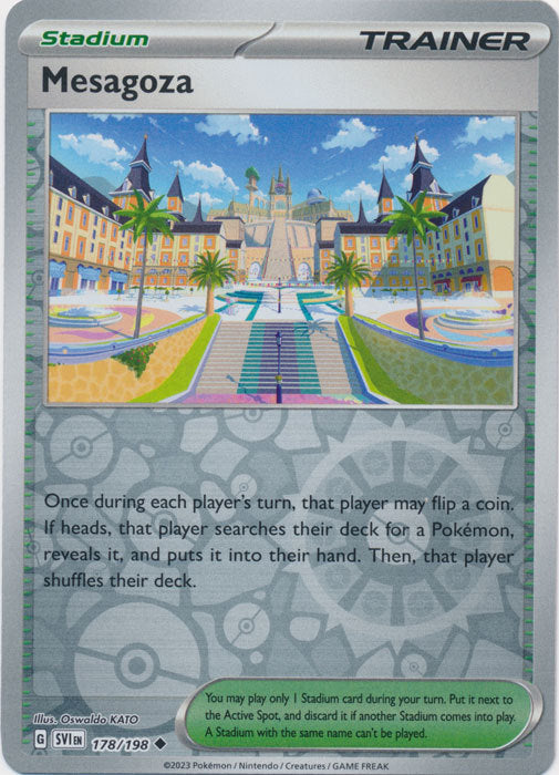 Scarlet &amp; Violet - 178/198 - Mesagoza - Reverse Holo