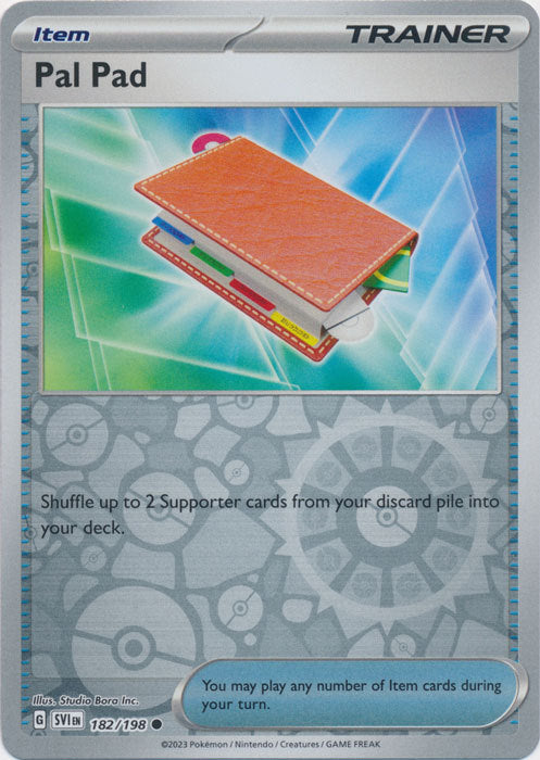 Scarlet &amp; Violet - 182/198 - Pal Pad - Reverse Holo