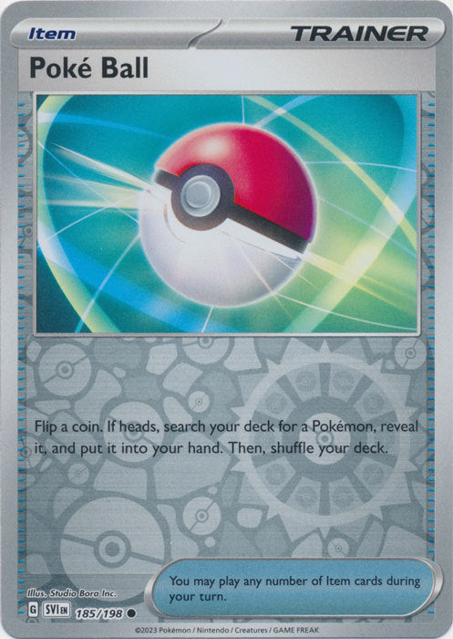 Scarlet &amp; Violet - 185/198 - Poké Ball - Reverse Holo