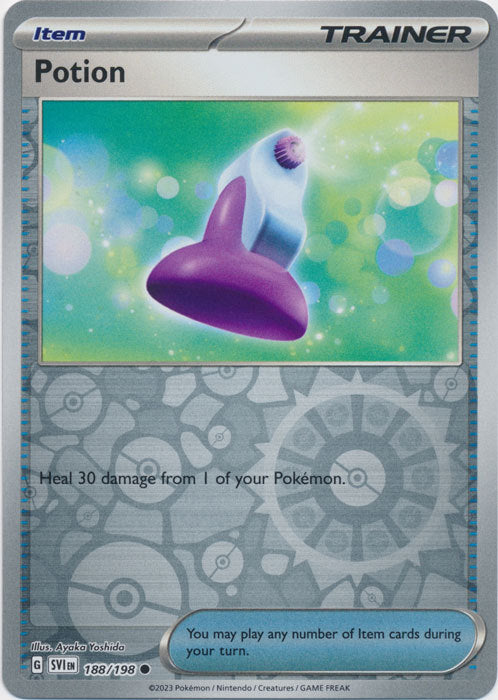 Scarlet &amp; Violet - 188/198 - Potion - Reverse Holo