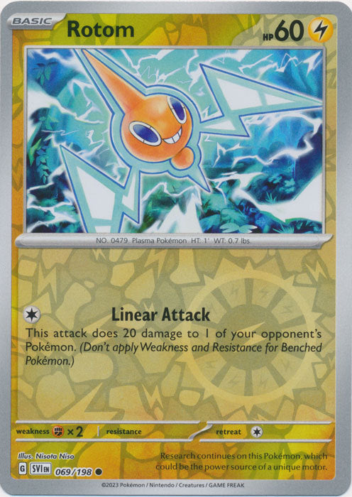Scarlet &amp; Violet - 069/198 - Rotom - Reverse Holo