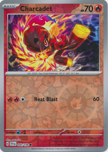 Scarlet &amp; Violet - 040/198 - Charcadet - Reverse Holo
