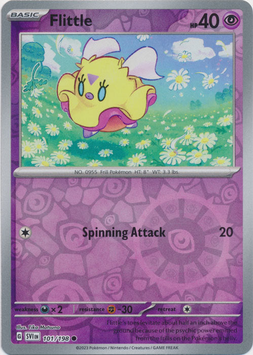 Scarlet &amp; Violet - 101/198 - Flittle - Reverse Holo