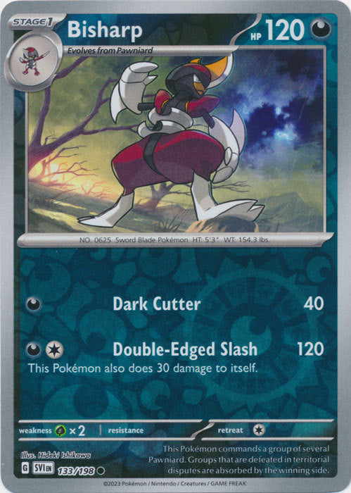 Scarlet &amp; Violet - 133/198 - Bisharp - Reverse Holo