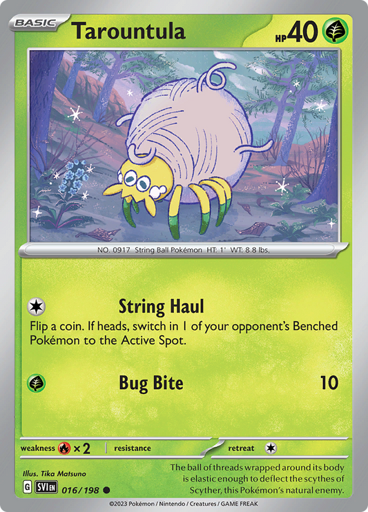 Scarlet &amp; Violet - 016/198 - Tarountula