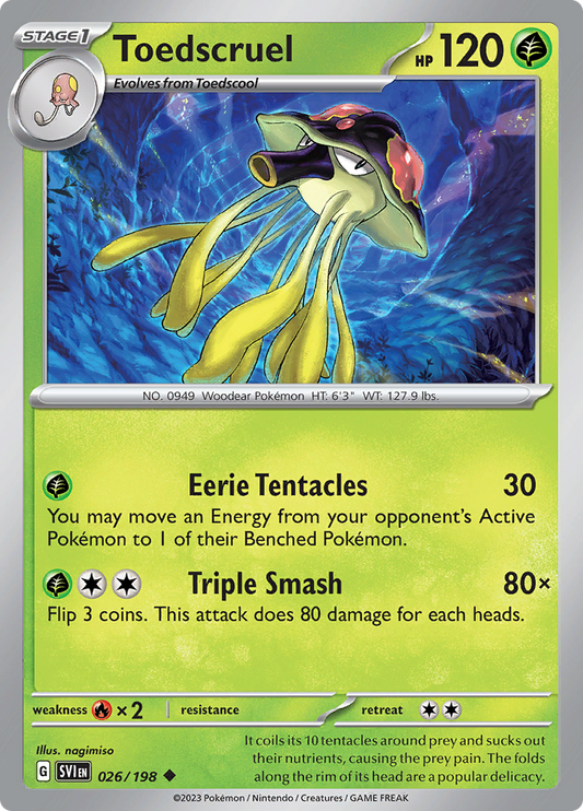 Scarlet &amp; Violet - 026/198 - Toedscruel