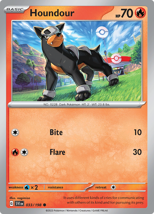 Scarlet &amp; Violet - 033/198 - Houndour