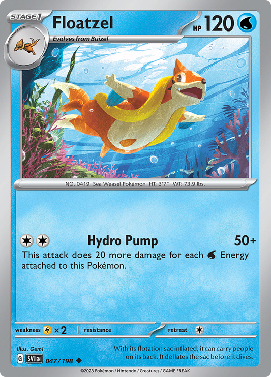 Scarlet &amp; Violet - 047/198 - Floatzel