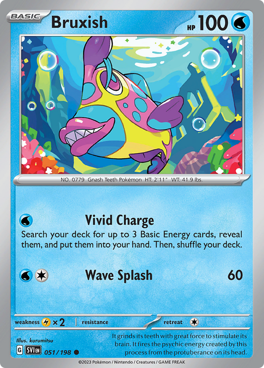 Scarlet &amp; Violet - 051/198 - Bruxish