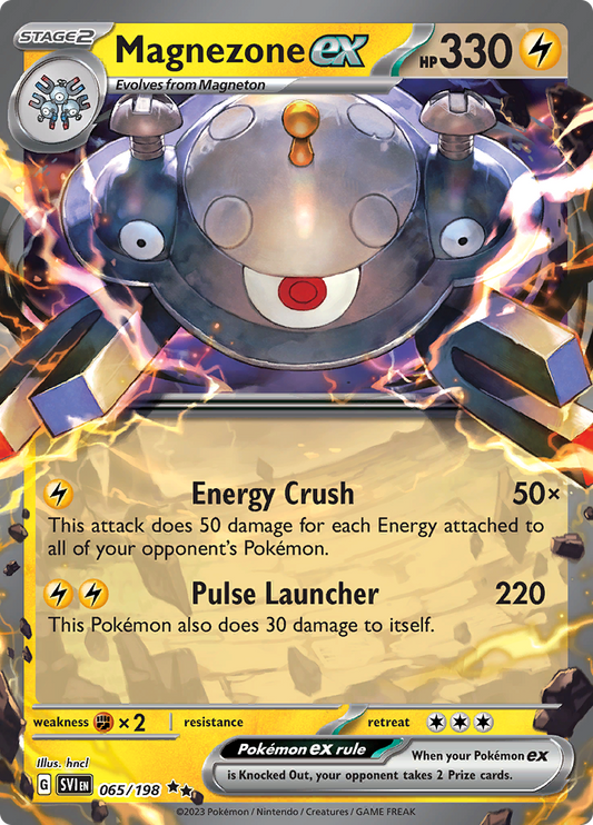 Scarlet &amp; Violet - 065/198 - Magnezone ex