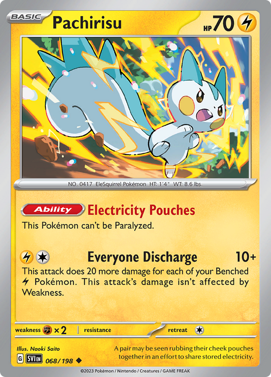 Scarlet &amp; Violet - 068/198 - Pachirisu