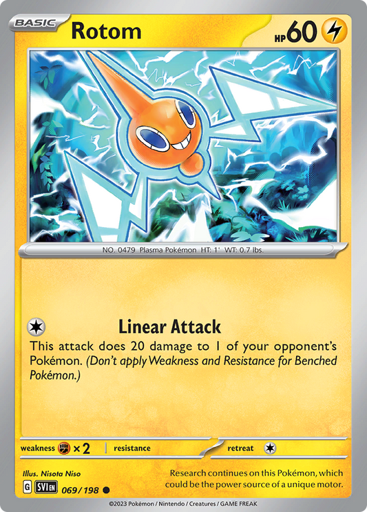Scarlet &amp; Violet - 069/198 - Rotom