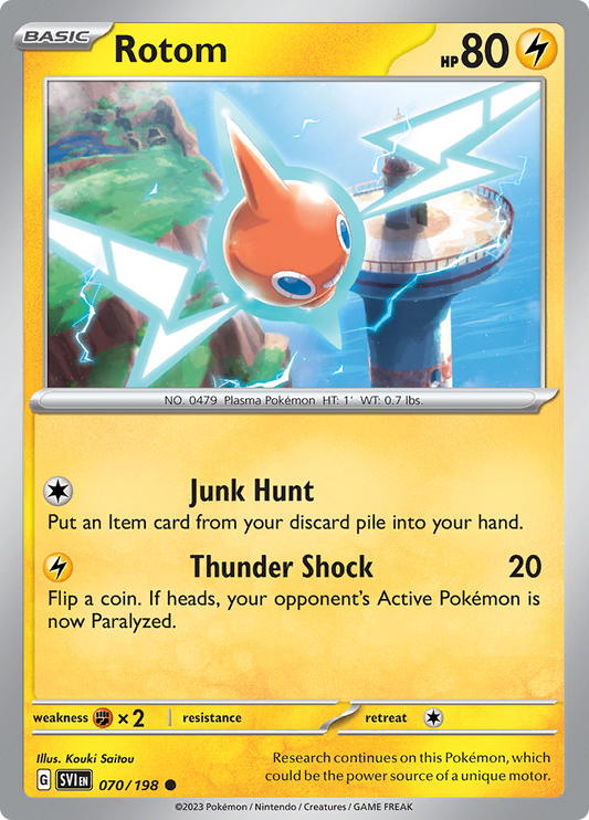 Scarlet &amp; Violet - 070/198 - Rotom